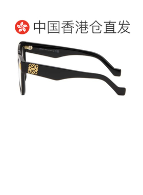 1h可退 香港直邮LOEWE 罗意威 女士 黑色 Anagram 眼镜 LW50069IW