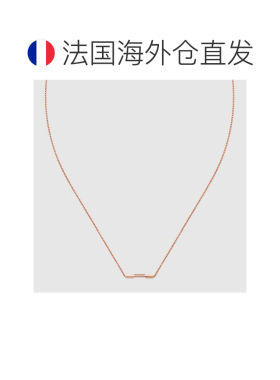 自营欧洲直邮Gucci古驰Link to Love系列女士18k玫瑰金GUCCI项链