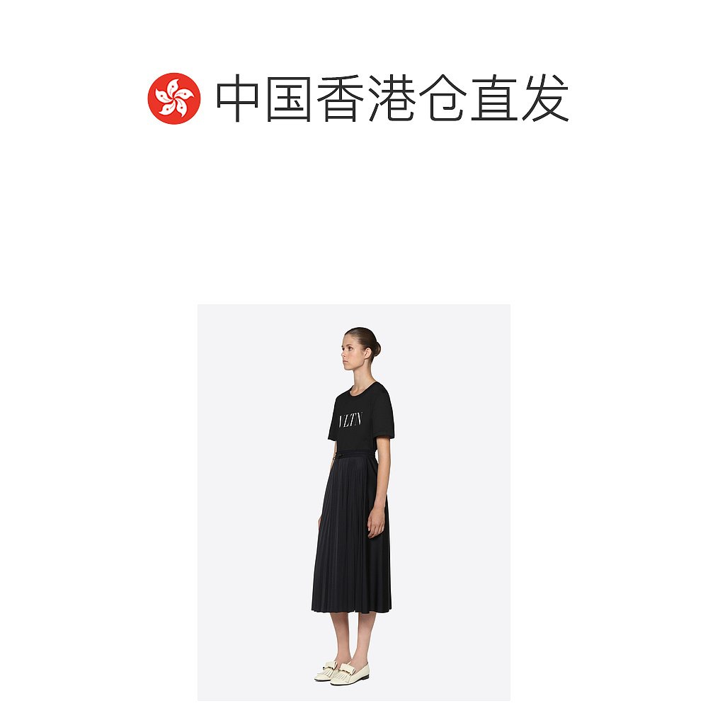 【99新未使用】香港直邮VALENTINO 23FW VLTN logoT恤 Women - 图1