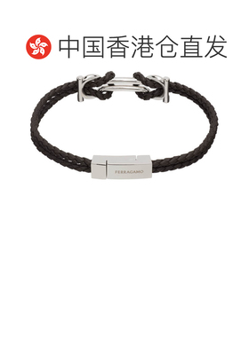 1h可退 香港直邮Salvatore Ferragamo 菲拉格慕 男士 编织手环 79
