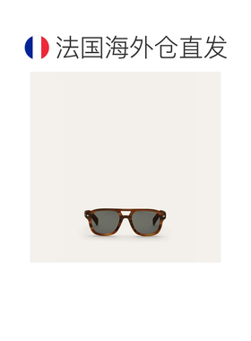 自营欧洲直邮Loro Piana 女士棕色醋酸纤维太阳镜