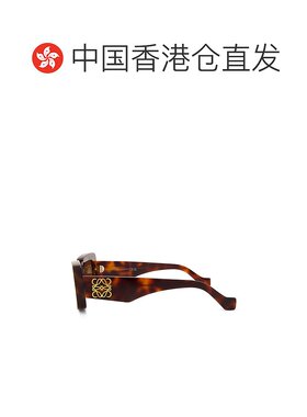 1h可退 香港直邮LOEWE 罗意威 女士 矩形太阳眼镜 LW40101I52E