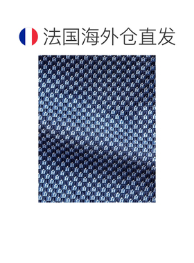 自营欧洲直邮Ralph Lauren拉夫劳伦 男士海军蓝/蓝色真丝提花领带