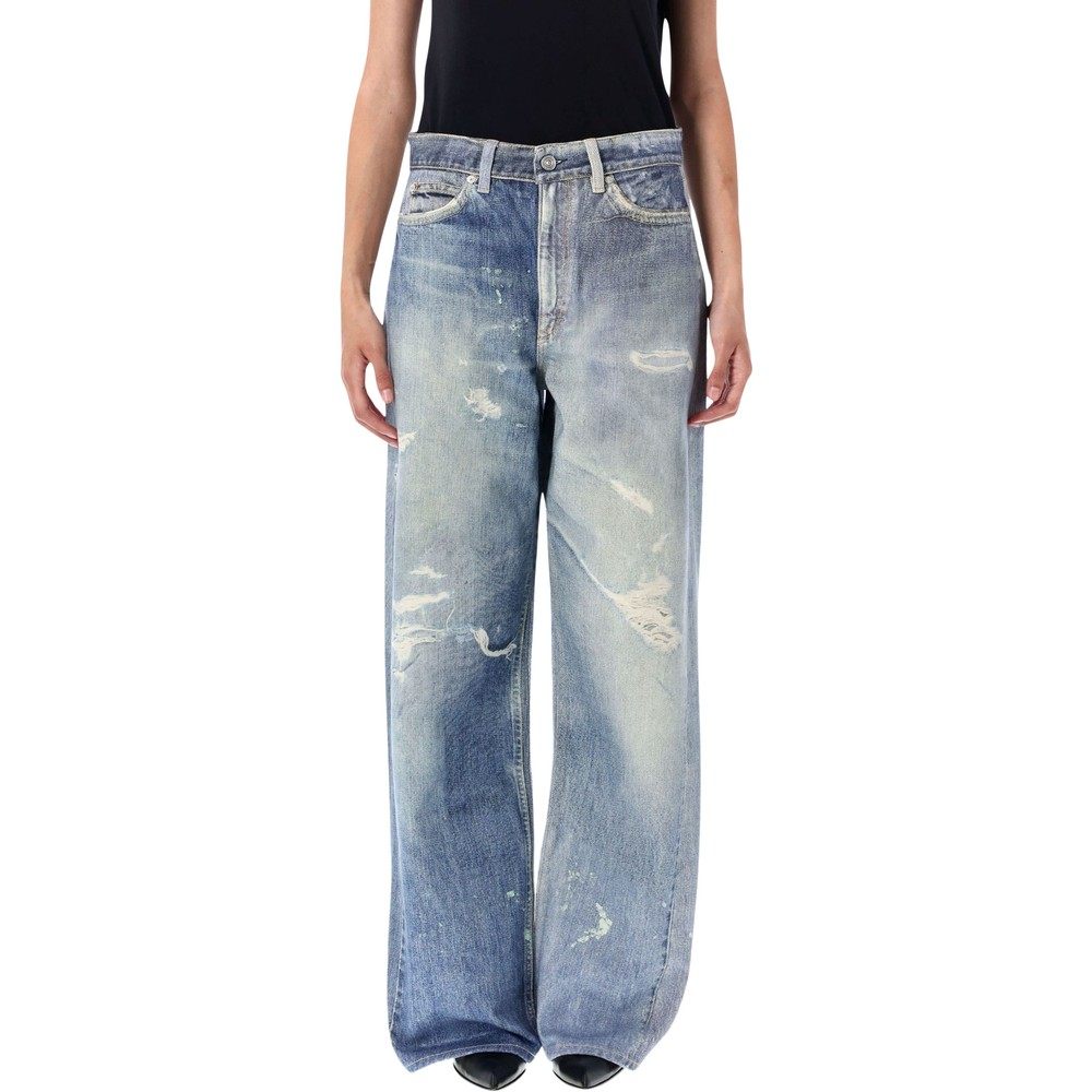 1h可退 香港直邮Our Legacy 女士 印花牛仔长裤 W4205TDDDP,淘宝优惠券,粉丝福利购,淘宝优惠卷