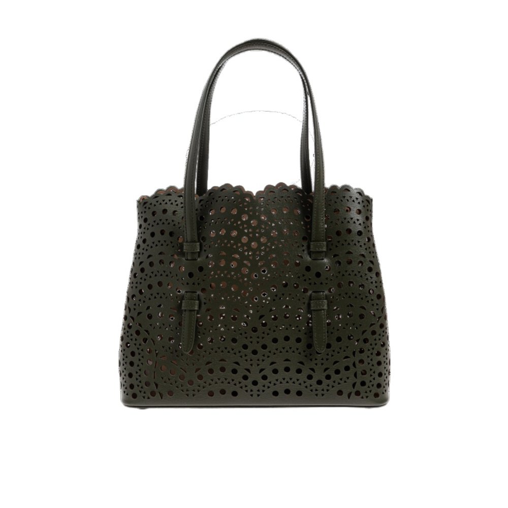 香港直邮Alaia 双提手手提包 AA1S06725C0A44 - 图2