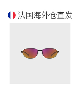 自营欧洲直邮HUGO BOSS雨果 男士黑色金属镂空Logo太阳镜