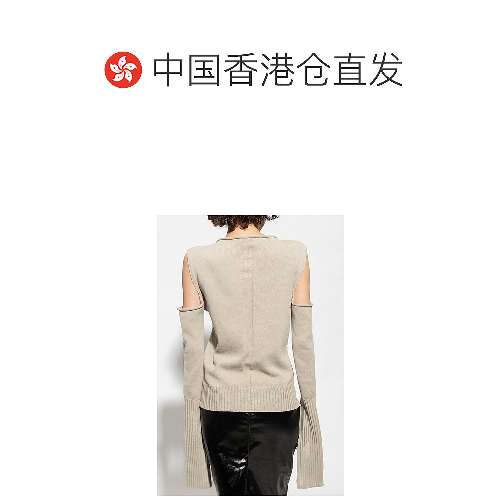 香港直邮Rick Owens 圆领针织衫 RP01C5663KEC08 - 图1