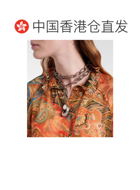 香港直邮Etro 艾特罗 女士 精饰链条项链 metal金属色 舒适时尚