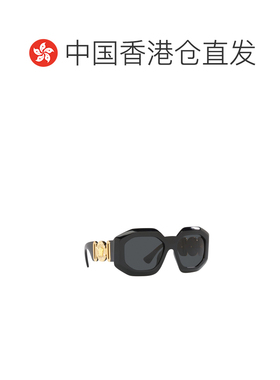 香港直邮VERSACE 女士眼镜 VE4424UGB187 AW2025 黑色 徽标太阳镜
