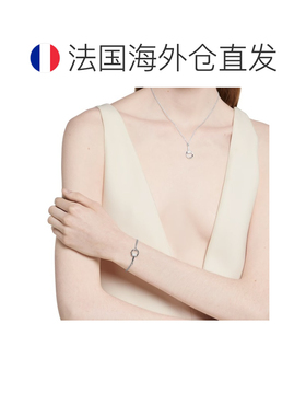 自营欧洲直邮Gucci/古驰 Horsebit系列银色18K白金马衔扣钻石搭扣