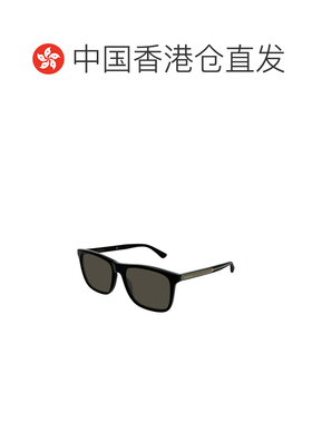 1h可退 香港直邮GUCCI 男士太阳镜 GG0381SN007 CO 黑色 GG0381SN