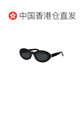 香港直邮Saint Laurent 圣罗兰 女士 全黑黑色醋纤太阳眼镜 SLM13