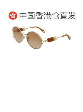 香港直邮Chloe 蔻依 女士 圆形框太阳镜 CE167S8 colorful花色 舒