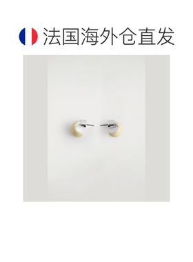 欧洲直邮自营COS 女士黄色黄铜迷你半圈耳环耳钉小耳钉配饰
