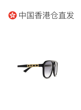 香港直邮Gucci 古驰 男士 徽标太阳镜 GG1188S black黑色 舒适时