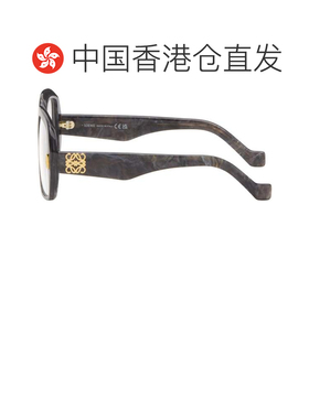 1h可退 香港直邮LOEWE 罗意威 男士 灰色 Anagram 眼镜 LW50076I5
