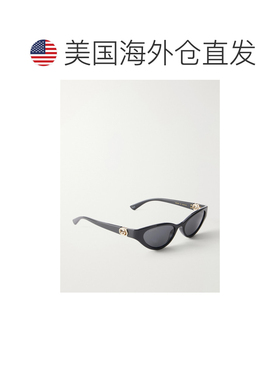 香港直邮Gucci 古驰 女士 Hailey G-detailed injection 锁扣猫眼