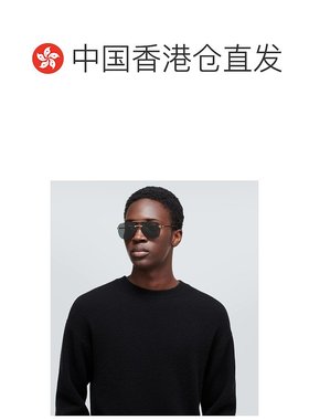 1h可退 香港直邮Fendi 芬迪 男士 天蓝色飞行员太阳眼镜 000297