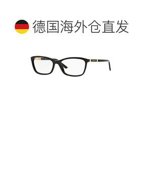 欧洲直邮Versace范思哲女士黑色徽标方框太阳镜简约百搭54*16*140