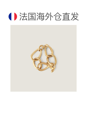 自营欧洲直邮Givenchy纪梵希 Chain Link女士金黄色黄铜手链