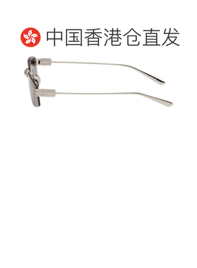 1h可退 香港直邮Balenciaga 巴黎世家 男士 银色 Gossip 太阳镜 B