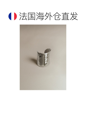 自营欧洲直邮Sezane Victor女士银色再生黄铜手镯