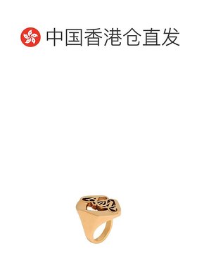 1h可退 香港直邮mcqueen 亚历山大 麦昆 女士 戒指 metal金属色