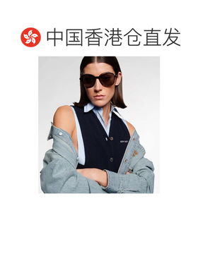1h可退 香港直邮Miu Miu 缪缪 女士 徽标大款太阳眼镜