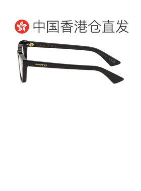 1h可退 香港直邮Marni 玛尼 男士 黑色 Azyrou 眼镜 Black0KR
