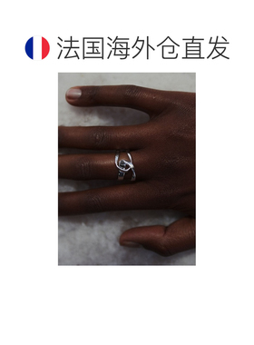 自营欧洲直邮Polene &Eacute;ole女士银色黄铜戒指首饰
