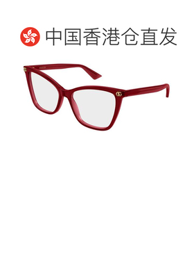 香港直邮GUCCI 女士眼镜 GG1817O005 AW2026 红色 支付后1h可退