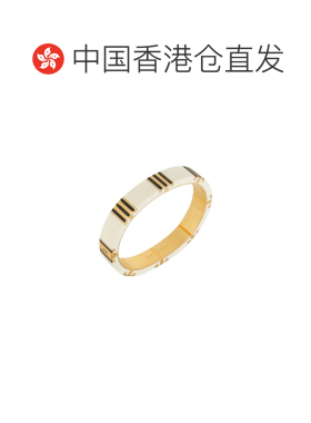 香港直邮TORY BURCH 女士戒指 168069700 AW2025 金色 图标珐琅手