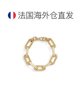 自营欧洲直邮Ralph Lauren拉夫劳伦 女士金色人字纹链条手链