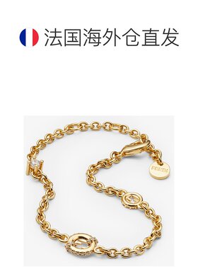 1h可退 欧洲直邮FENDI (2025新品)芬迪 EverRound 手链-金色手链