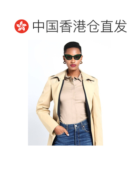 1h可退 香港直邮Burberry 巴宝莉 女士 太阳眼镜 green绿色 舒适