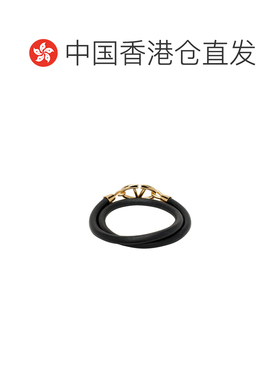 香港直邮VALENTINO 男士手链手镯 YJ0R87RMP0NO AW2024 黑色 徽标