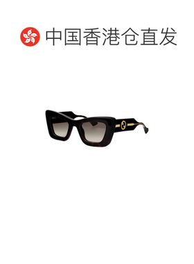 1h可退 香港直邮GUCCI 女士眼镜 GG1552S002 SS2026 花色 猫眼框