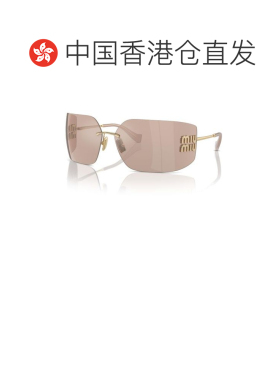 香港直邮Miu Miu 缪缪 女士 徽标太阳镜 MU54YS metal金属色 舒适