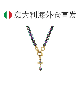 欧洲直邮vivienne westwood 女士 项链水晶珍珠饰品吊坠