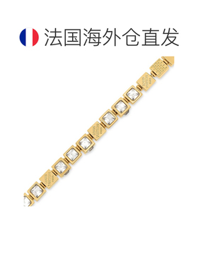 自营欧洲直邮LV路易威登 Cube女士金色金属手链