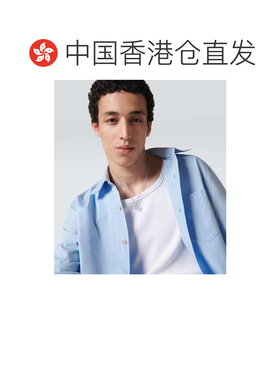 1h可退 香港直邮Gucci 古驰 男士 双G扣吊坠项链 000919 metal金