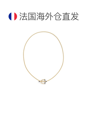 自营欧洲直邮Ralph Lauren拉夫劳伦 女士金色/蓝色马镫吊坠项链