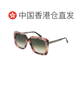 1h可退 香港直邮GUCCI 女士眼镜 GG0216S004 AW2021 花色 徽标细