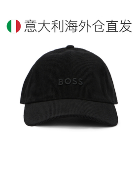 欧洲直邮BOSS 男士帽子 50544383001 AW2025 黑色【付后1h可退】