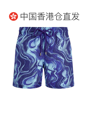 香港直邮Vilebrequin 男士 Men’s 再生锦纶大理石纹印花泳裤 MOO