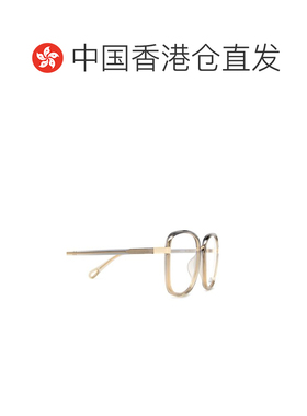 1h可退 香港直邮Chloe 蔻依 女士 徽标方框平光镜 CH0034O