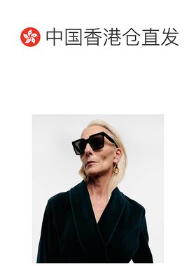 1h可退 香港直邮Celine 思琳 女士 方形醋纤太阳眼镜 black黑色