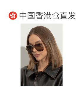 香港直邮CHLOÉ 女士太阳镜 CH0278S0001 CO 金色 Sunglasses