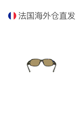 自营欧洲直邮Diesel迪赛 男女同款绿色/棕色醋酸纤维长方形太阳镜
