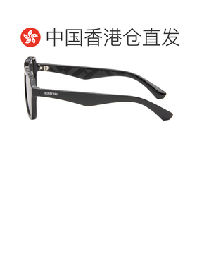 1h可退 香港直邮Burberry 巴宝莉 男士 黑色飞行员太阳镜 0BE4474